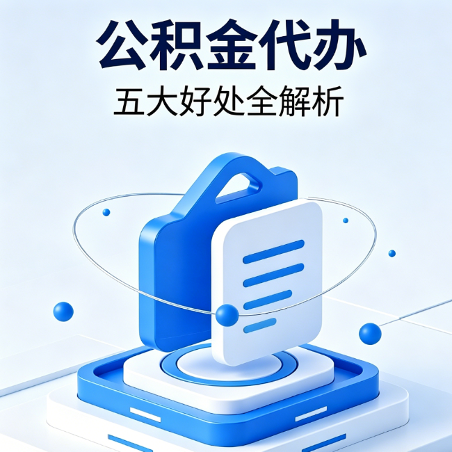 涪陵公积金代办到底值不值？这5大好处让你少走弯路